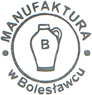 Blue Rose Polish Pottery Blue Daisy Sugar & Creamer with Tray