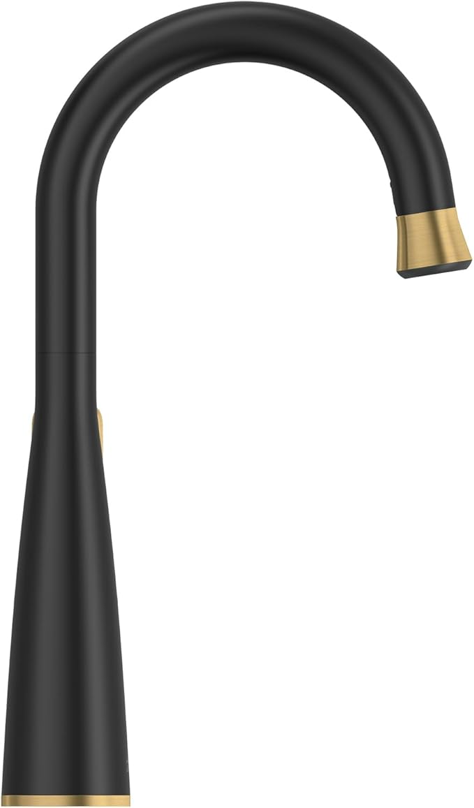 American Standard 1048274240 Aspirations Pull-Down Bar Sink Faucet, 1.8 GPM, Matte Black/Brushed Gold
