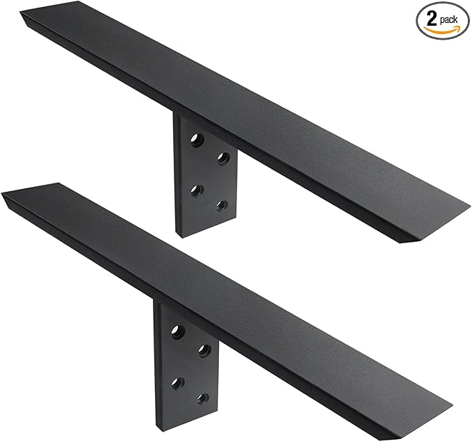 Hidden Countertop Support Bracket 20 Inch 2 Pack Heavy Duty Granite Support Bracket for Kitchen Island Bar Top Countertop