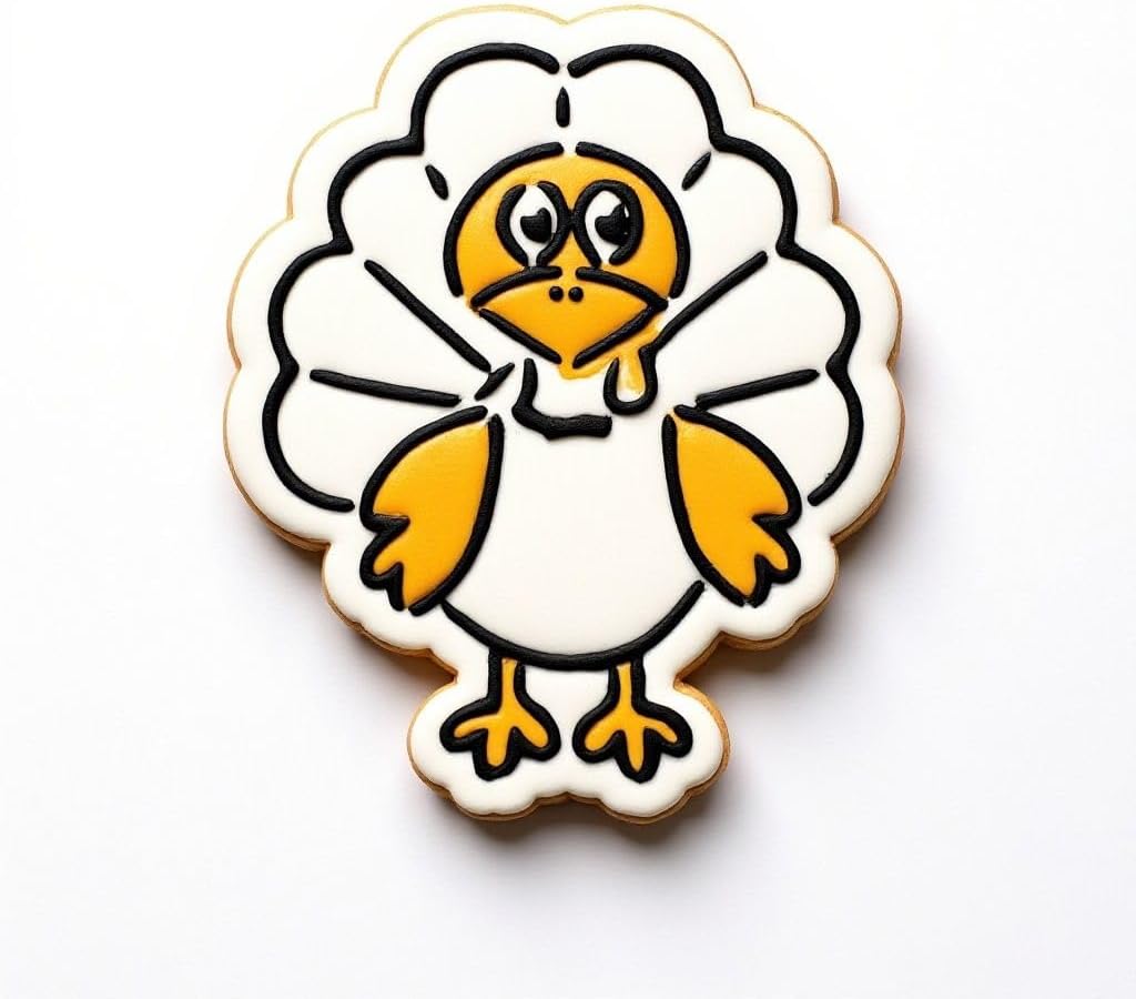 Thanksgiving Turkey Cookie cutter and stencil set Baking stencils and cutters bundle DIY bakery decorating kit Thanksgiving Cookie cutter with stencils Icing stencil and cookie cutter combo(Turkey)