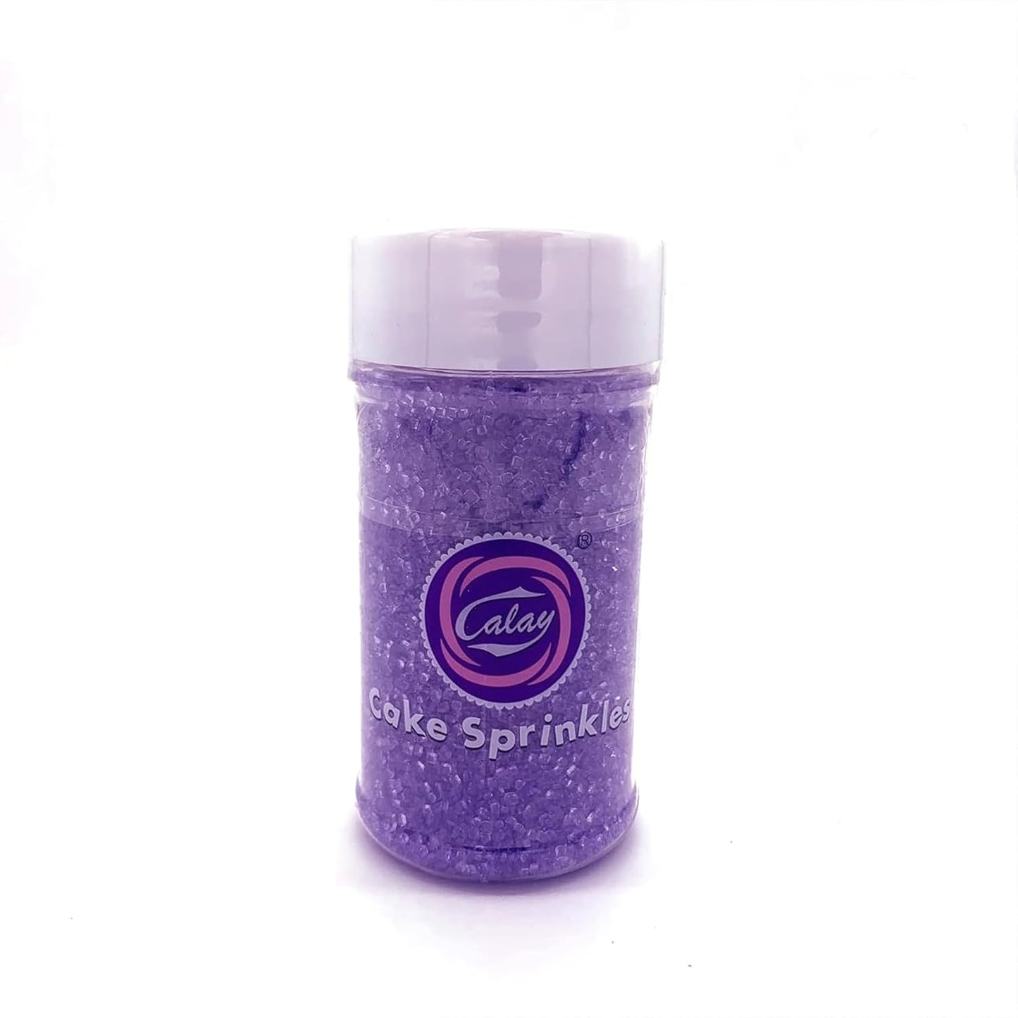Sentovac Purple Sanding Sugar for Baking Edible Sparkling Sugar Sprinkles Coarse Sugar Crystals for Baking Topping Cake Cookie Cupcake Topper Ice Cream Decoration Supplies 3.2 OZ