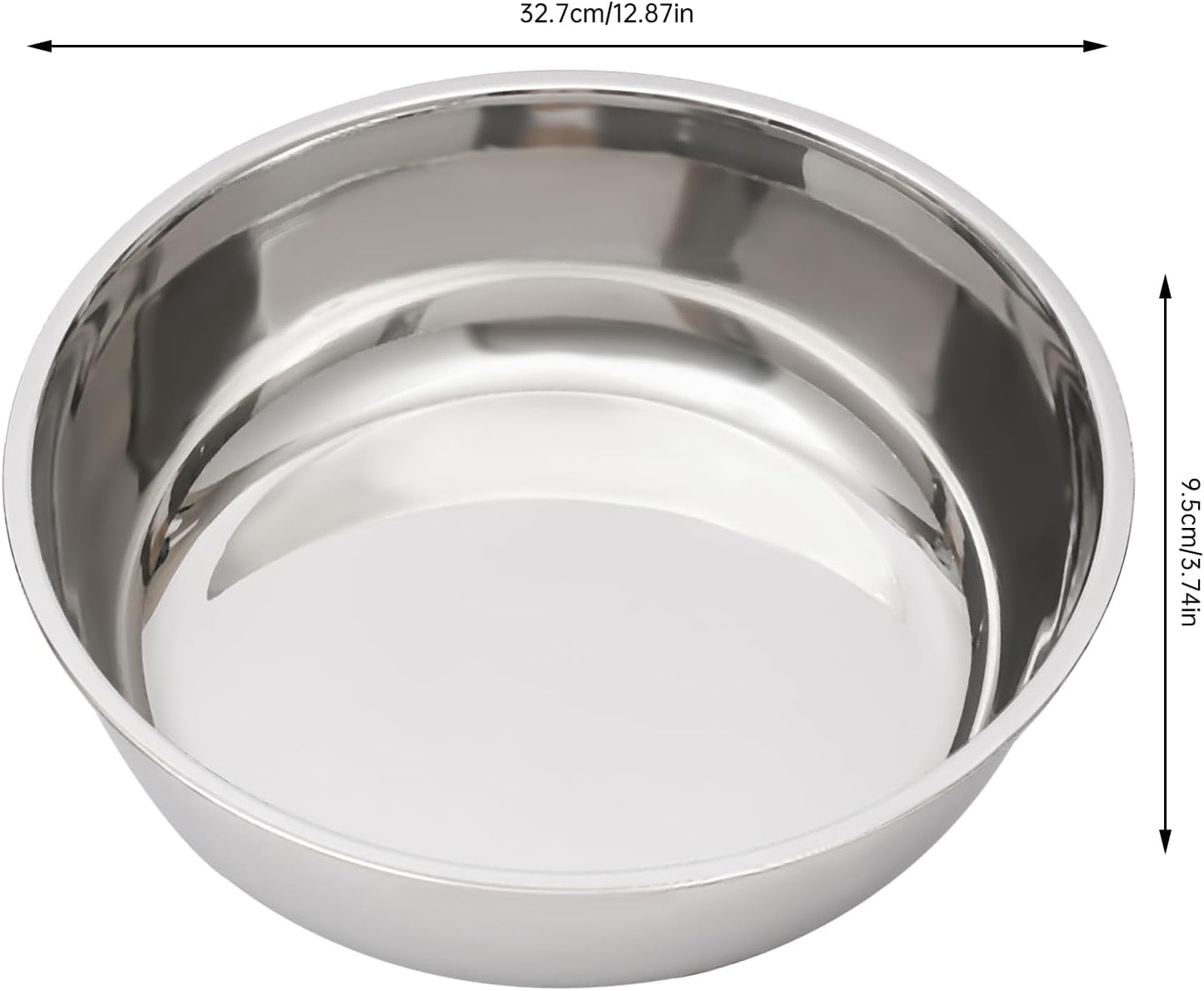 Chafing Dish Buffet Set Silver Accent, 4.5L Round Stainless Steel Chafer, Upgraded Buffet Servers and Warmers Set Warming Tray for Wedding, Parties, Banquet and Events (Silver)