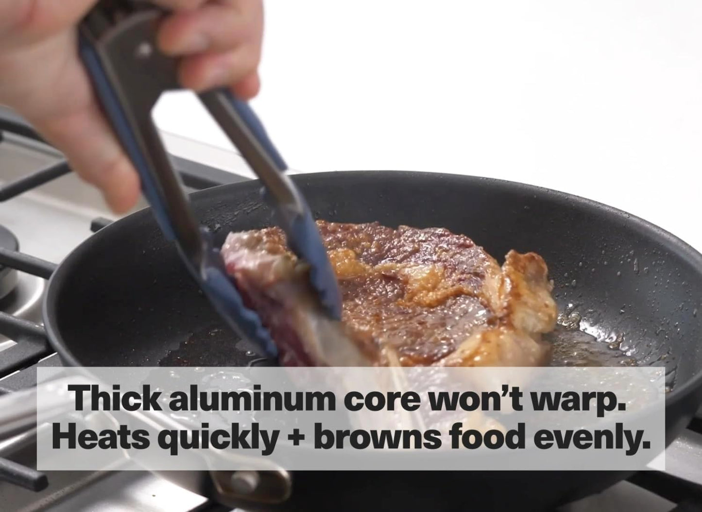 Misen Premium Nonstick Frying Pan 8 Inch - Premium Skillet for Meat, Vegetables, Eggs, and More - Tough, Long Lasting, Non Stick Coating for Easy Cooking and Quick Clean Up