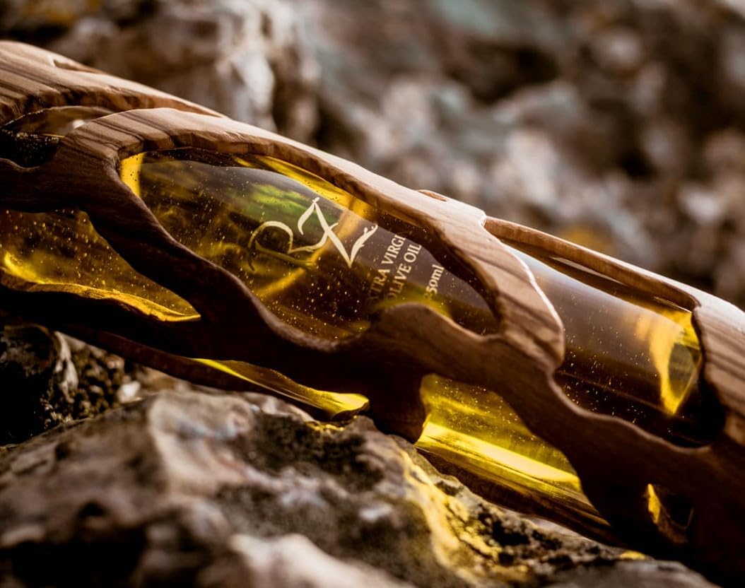 Olive wood bottle - Roots Design - 250ml