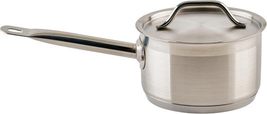 Winware Stainless Steel 2 Quart Sauce Pan with Cover