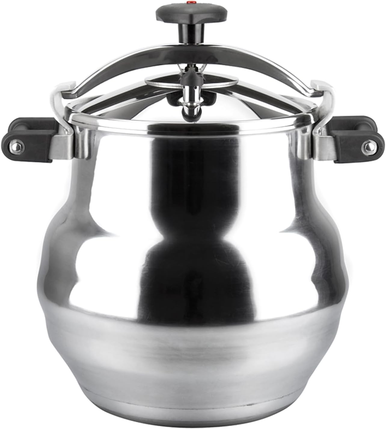 Magefesa Alustar 23.2-Quart Aluminum Pressure Cooker – Extra-Thick Construction, Thermodiffusion Base, 3 Safety Systems, Professional-Grade