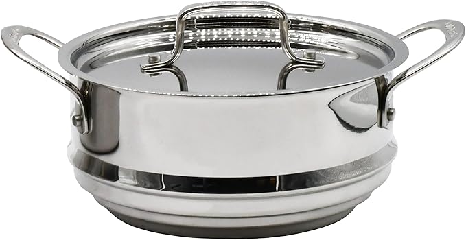 Cuisinart 15 Piece Cookware Set, MultiClad Pro Triple Ply, Silver, MCP-15N