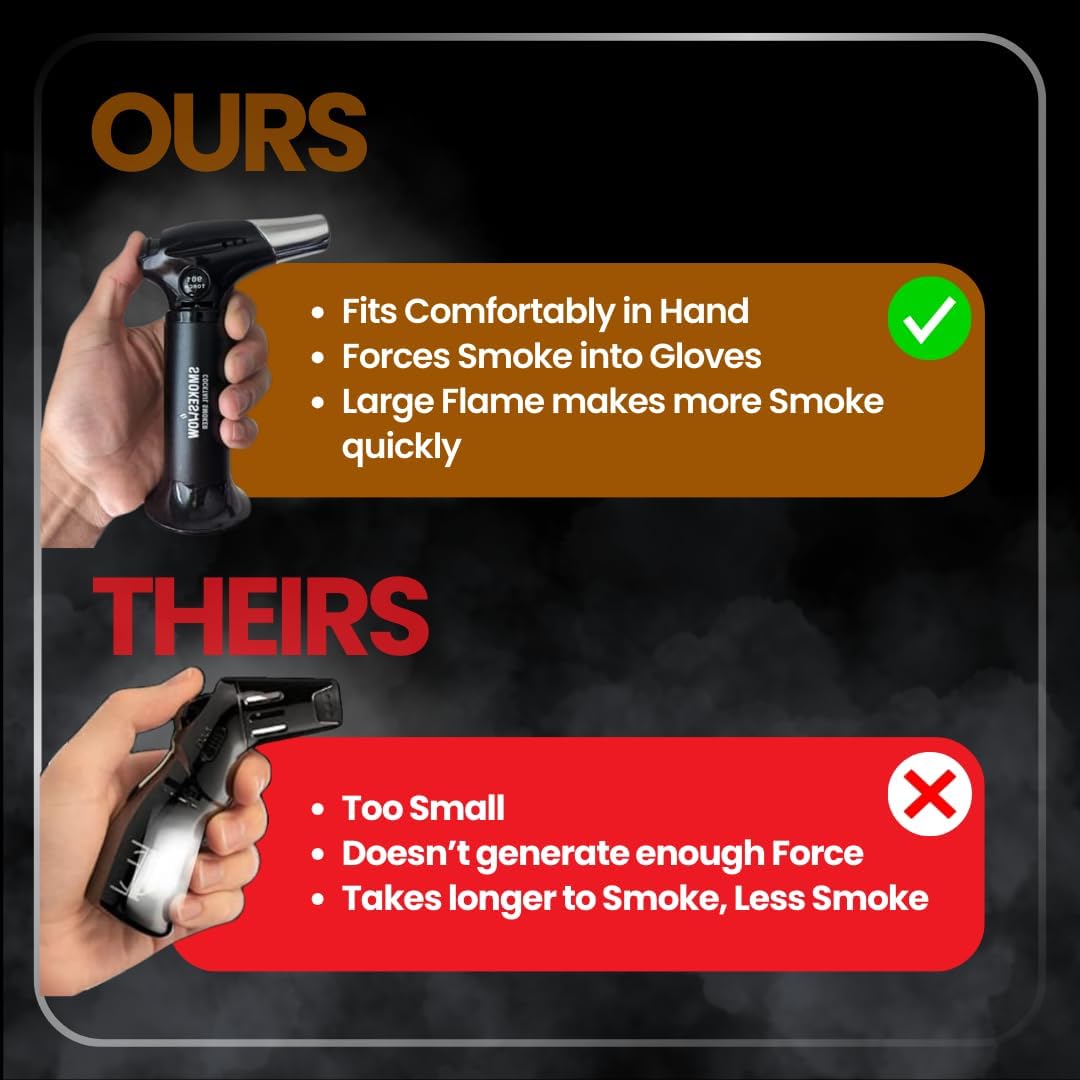 Bundle with Kitchen Torch, One Flavor of Wood Chips Apple (No Butane Included)