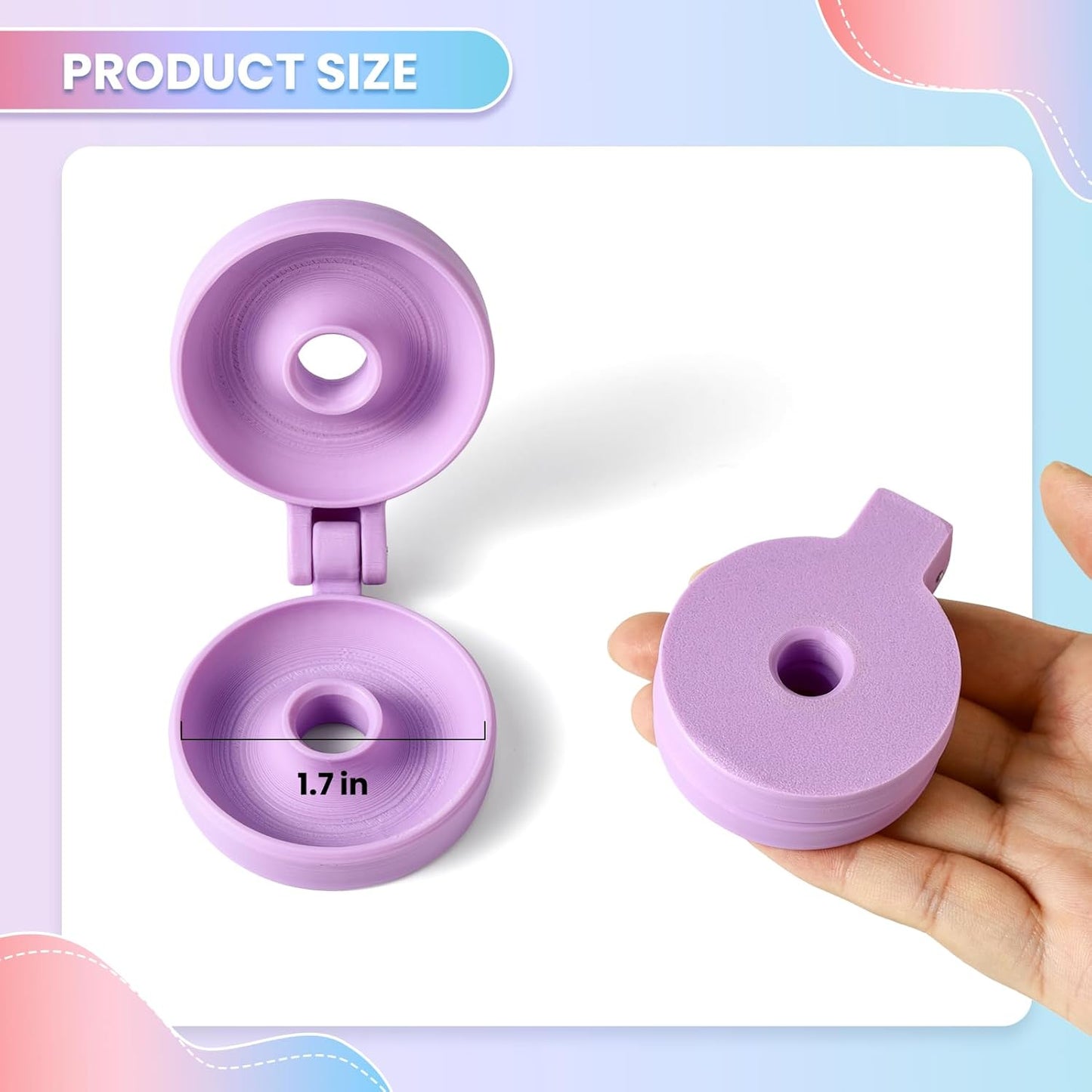 2 PCS Donut Cake Pop Mold Shapes Press Set, 3D Printed Cake Pop Cutter and Pusher, Baking Tools Accessories for Home Baking, Birthday Parties, Wedding Desserts