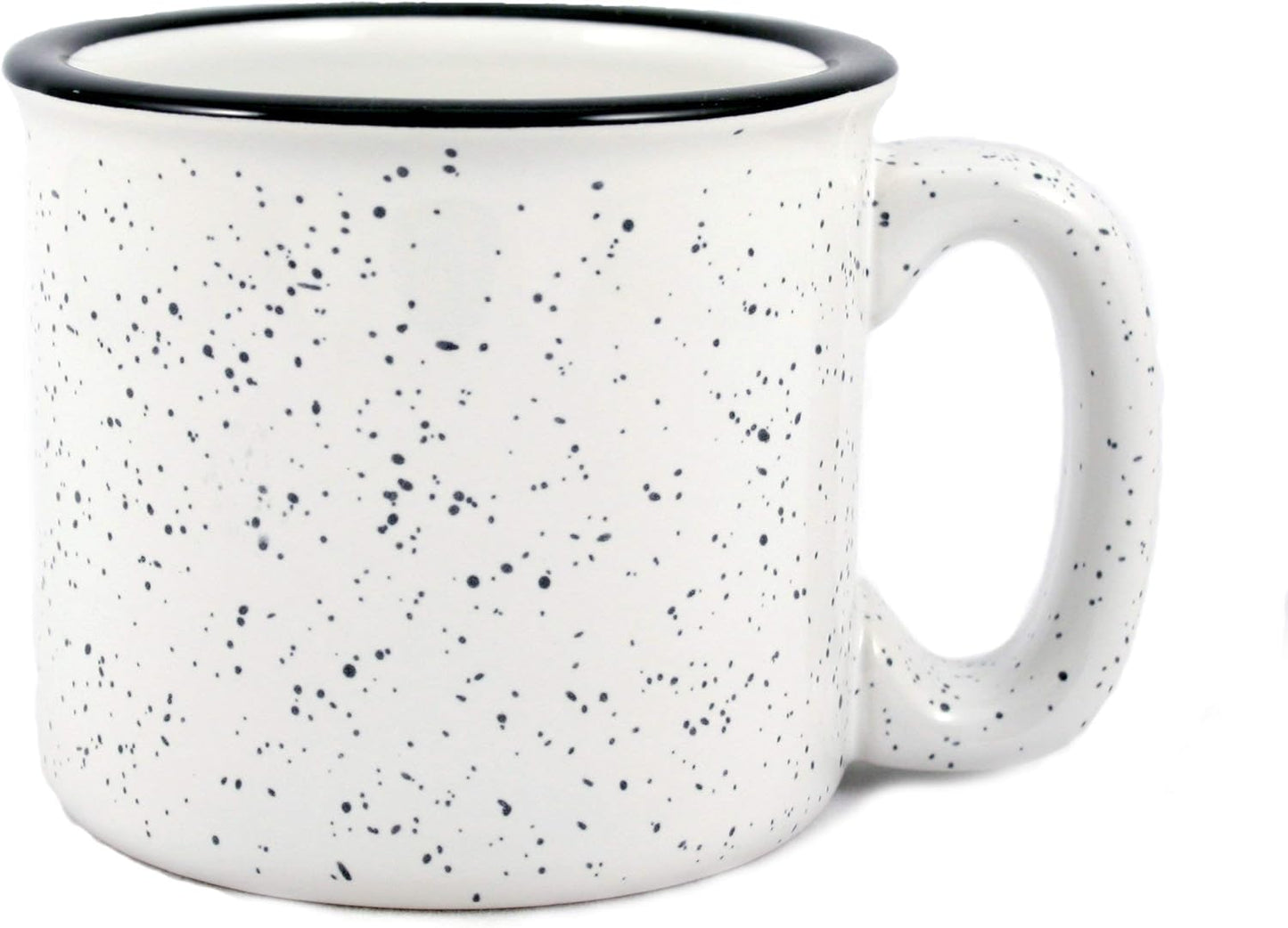 Ceramic Campfire Mug, 15oz - Set of 4 (White)