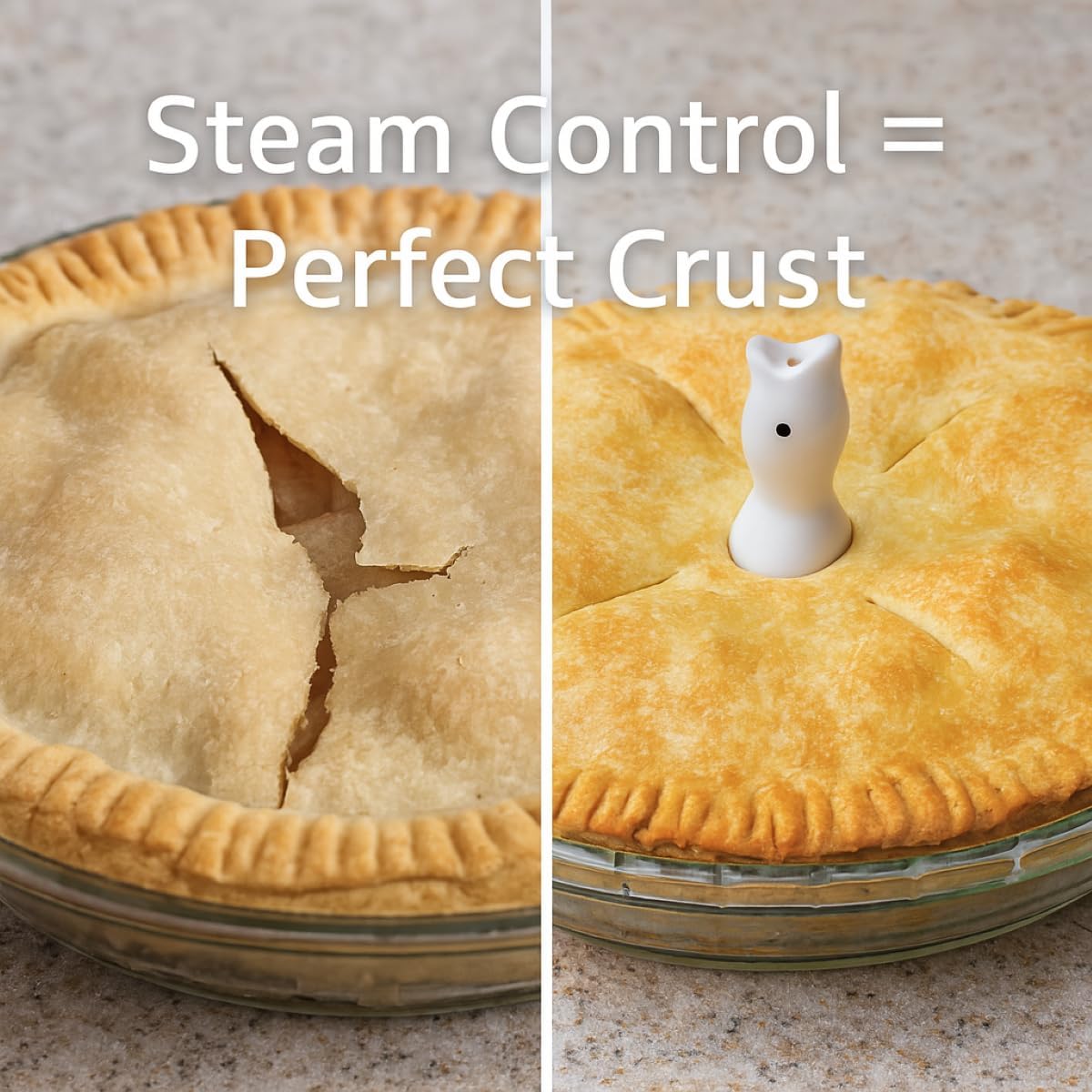 Mrs. Anderson's Baking Pie Bird, 3.75-Inches, Fine White Porcelain