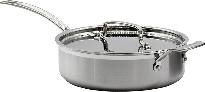 Cuisinart 15 Piece Cookware Set, MultiClad Pro Triple Ply, Silver, MCP-15N
