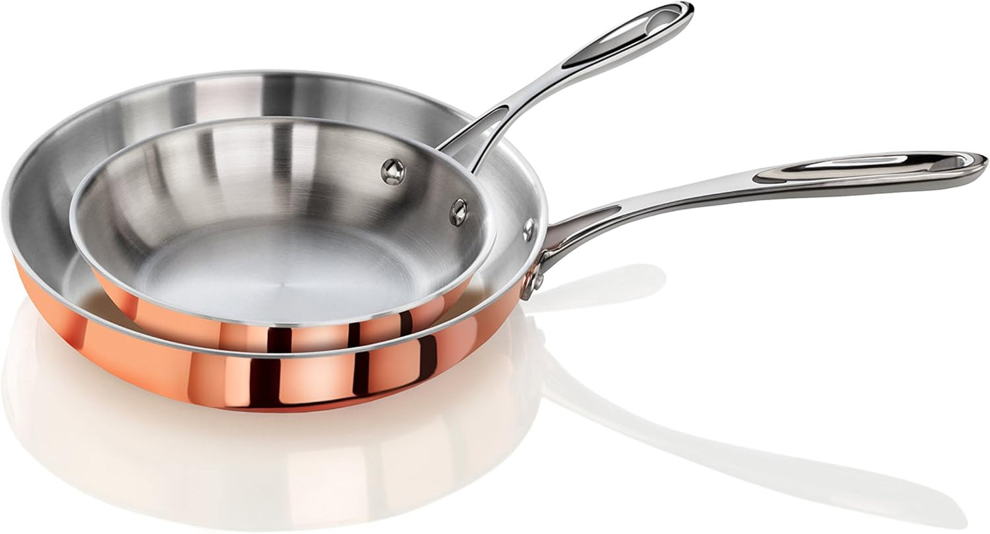 Artaste Rain Copper Clad Cookware (2-Piece Fry Pan Set)