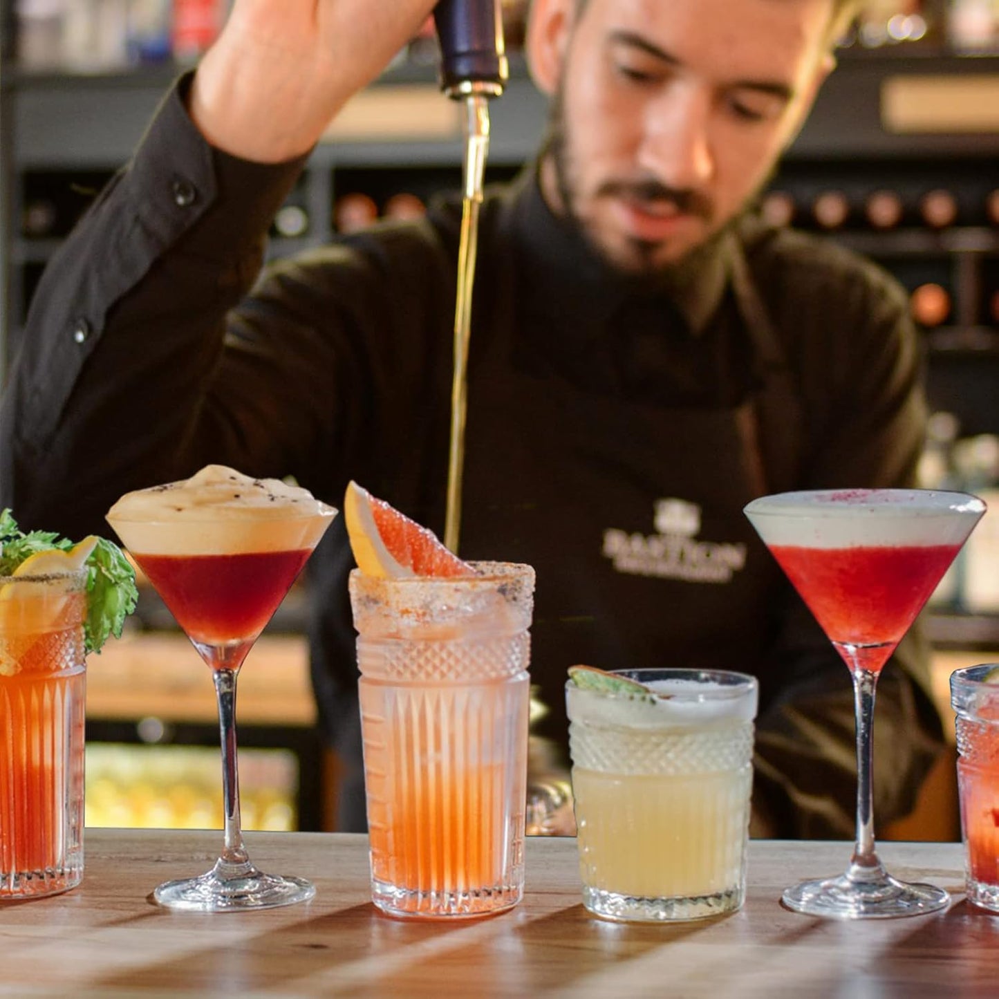 LanMa Olive Oil Spout Pourer, 2PCS Stainless Steel Liquor Bottle Pourers Spouts with Rubber Dust Caps