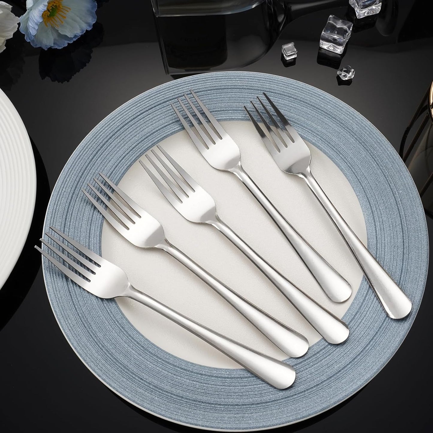 60 PCS Dinner Fork Set - Windsor Stainless Steel Silverware Fork 7.1 Inch with Dishwasher Safe Flatware Forks for 60,Table Forks for Home,Kitchen or Restaurant