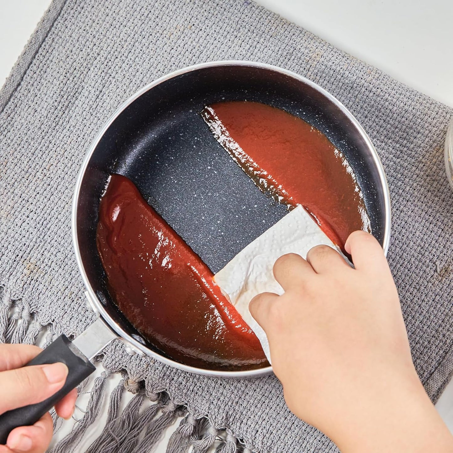 Nonstick Saucepan Set - 3-Pieces Pot Set 1 Quart & 2 Quart & 3 Quart,Ultra Non Stick Sauce Pan Small Pot with Glass Lid,Great for Home Kitchen Restaurant,Black