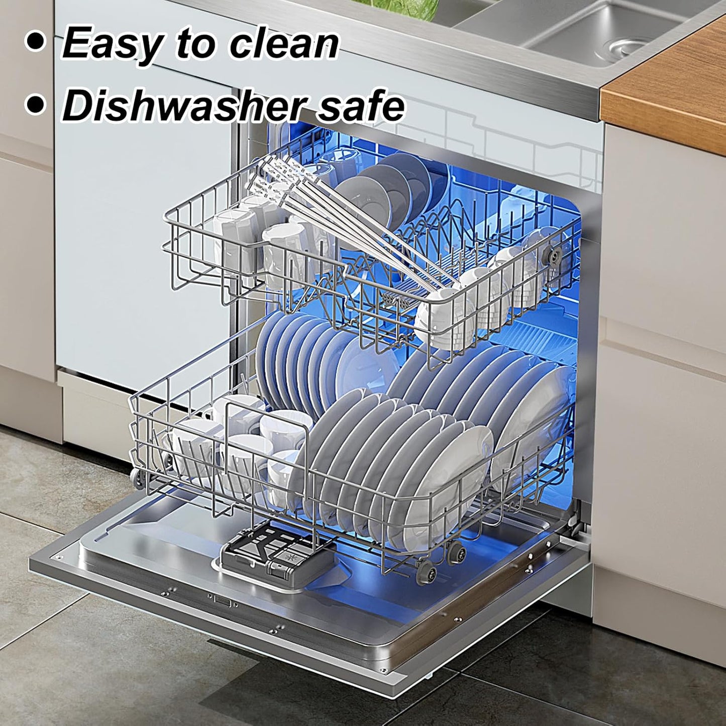 Metal Chopsticks Reusable 2 Pairs: Stainless Chopstick with Two Holders Set ,Dishwasher Safe,Non-Slip,Gift Box Packaging,Laser Engraved,Japanese Chinese Korean Chop Sticks for Cooking Eating