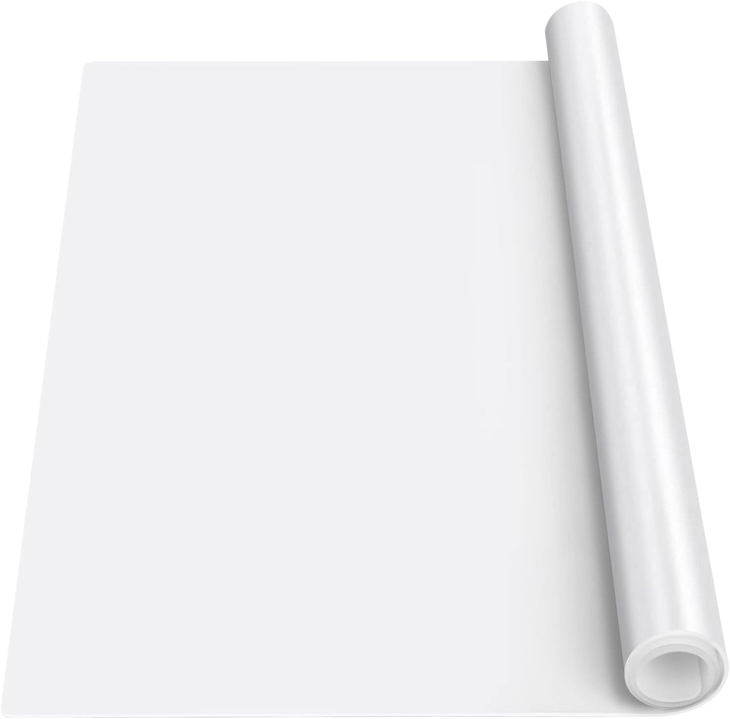 Silicone Mats for Kitchen Counter, Nonslip Silicone Mats for Crafts Countertop Protector Heat Resistant Mat (78.7” x 24” x 0.08”, Translucent)