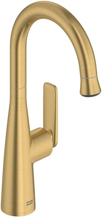 American Standard 104827GN00 Aspirations Pull-Down Bar Sink Faucet, 1.8 GPM, Brushed Gold