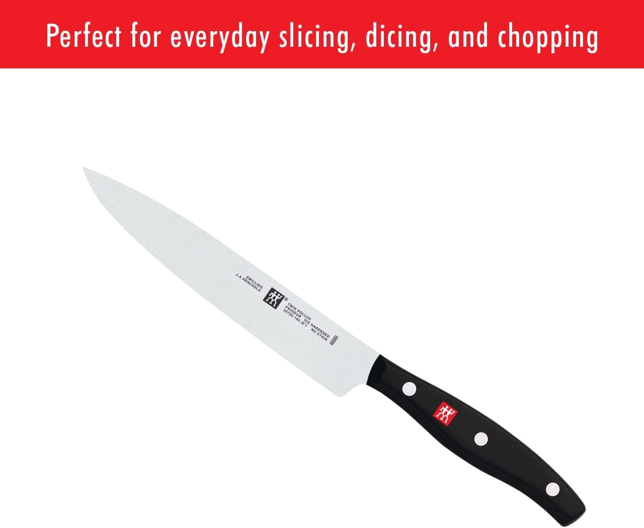 ZWILLING Twin Signature 6-inch Utility Knife, Razor-Sharp, Made in Company-Owned German Factory with Special Formula Steel perfected for almost 300 Years, Dishwasher Safe