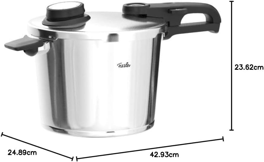 Fissler Vitavit Premium Pressure Cooker and Pressure Skillet Set, 2.6 Quart and 6.3 Quart