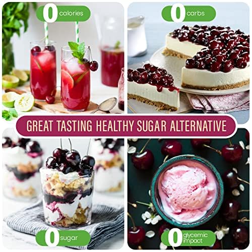 Stevia Select Black Cherry Pure Stevia Liquid - Zero Calorie Sweetener - All Natural Liquid Stevia Extract Flavor Drops - Keto All - Natural sweetener - Keto Sweetener 2 Oz (2 Pack)