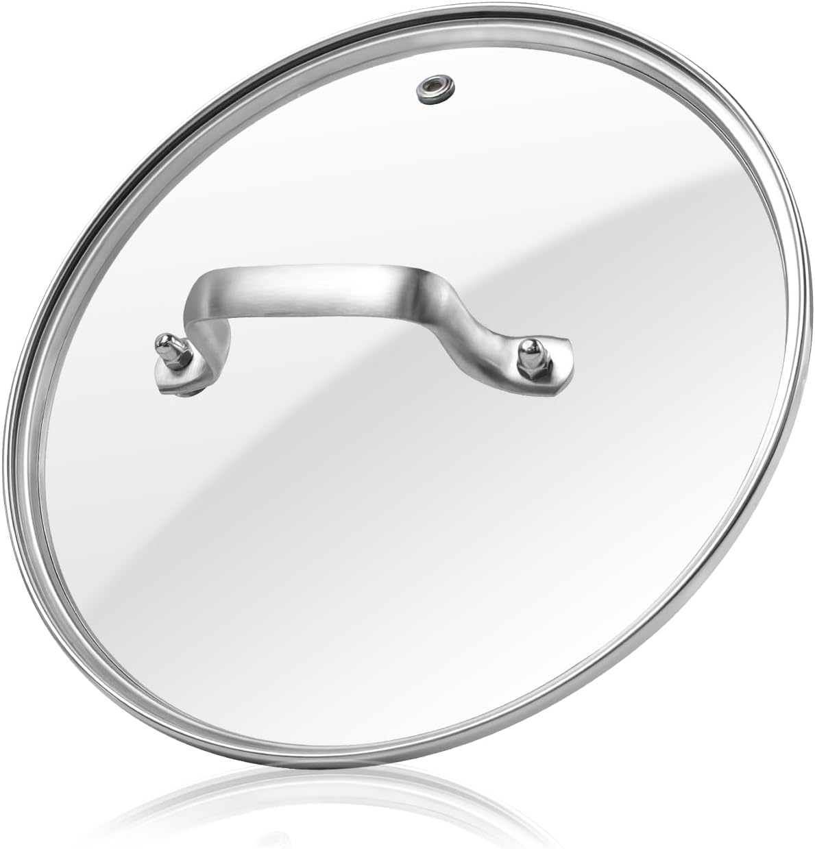 Antrader Tempered Glass Lid,10" Glass Covers for Pots,Pans and Skillets,1Set,Clear