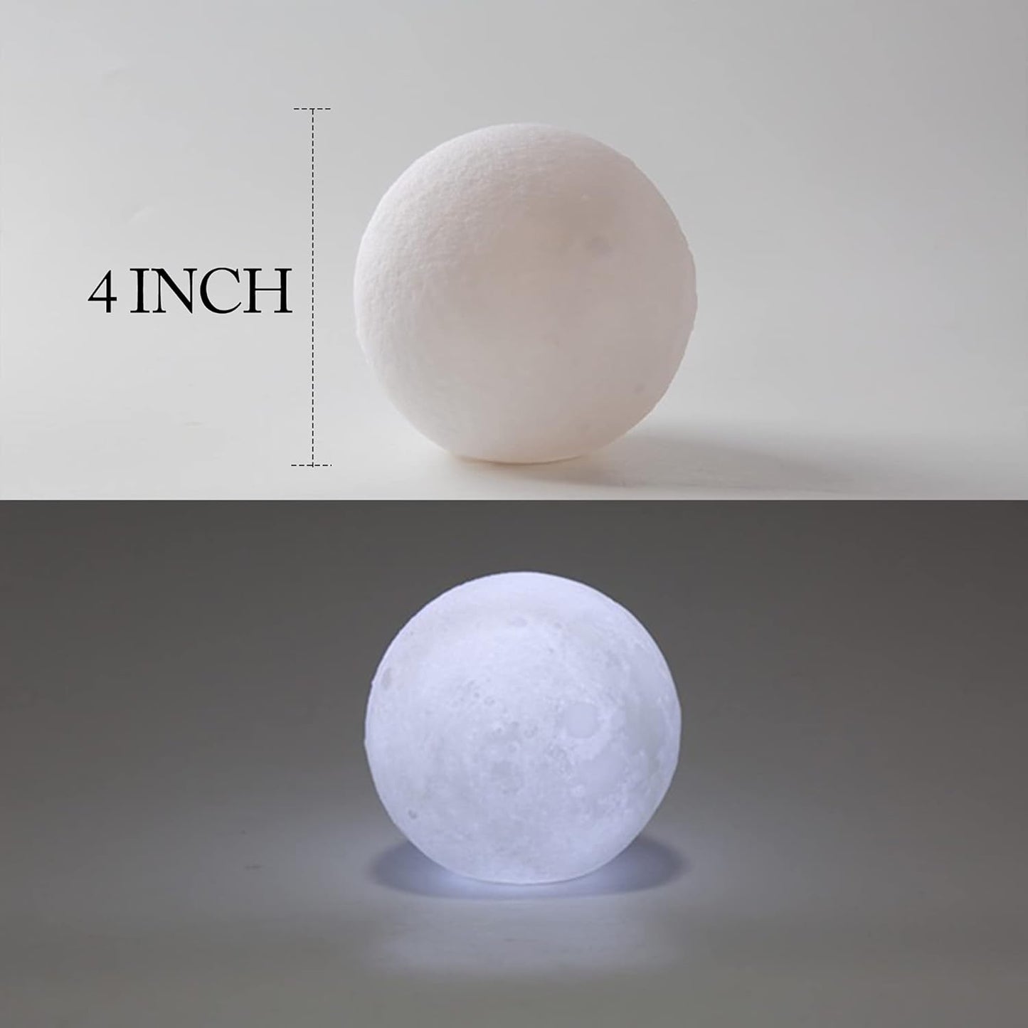 Cake Topper for Kids Astronaut Space Birthday Cake Decoration, 3D Soft Light Moon Outer Space Cake Topper for Party Supply, LED Moon Planet Birthday Cake Decoration