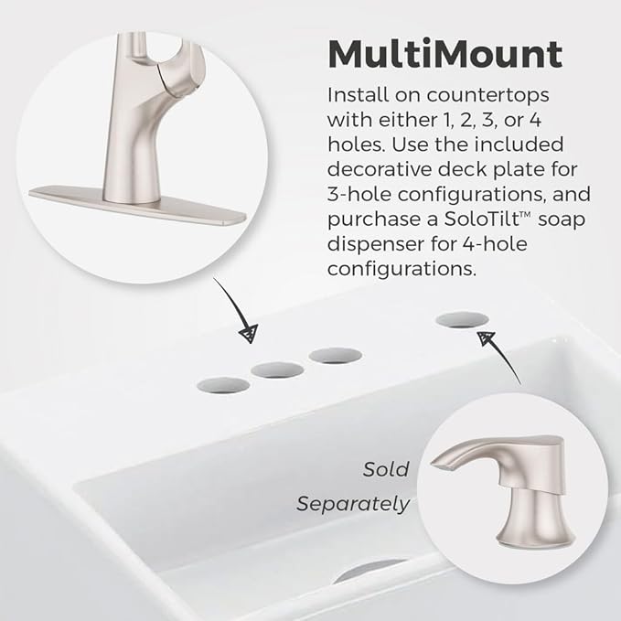 Pfister Talega Kitchen Faucet with Pull Down Sprayer, Single Handle, High Arc, NSF Certified, Spot Defense Stainless Steel Finish, F5297TEGS