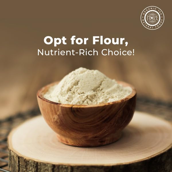 Pride of India - PACK of 6 - Brown Rice Flour 1 lbs (454 gm) Slightly Nutty Earthy Taste Milled in Small Batches- Used for Cooking Baking Coating Thickening Cakes Soups Noodles Dumplings Pastries