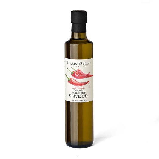 Blazing Bella Extra Virgin Olive Oil (Smoky Jalapeño, 16.9 Fl Oz (Pack of 1))