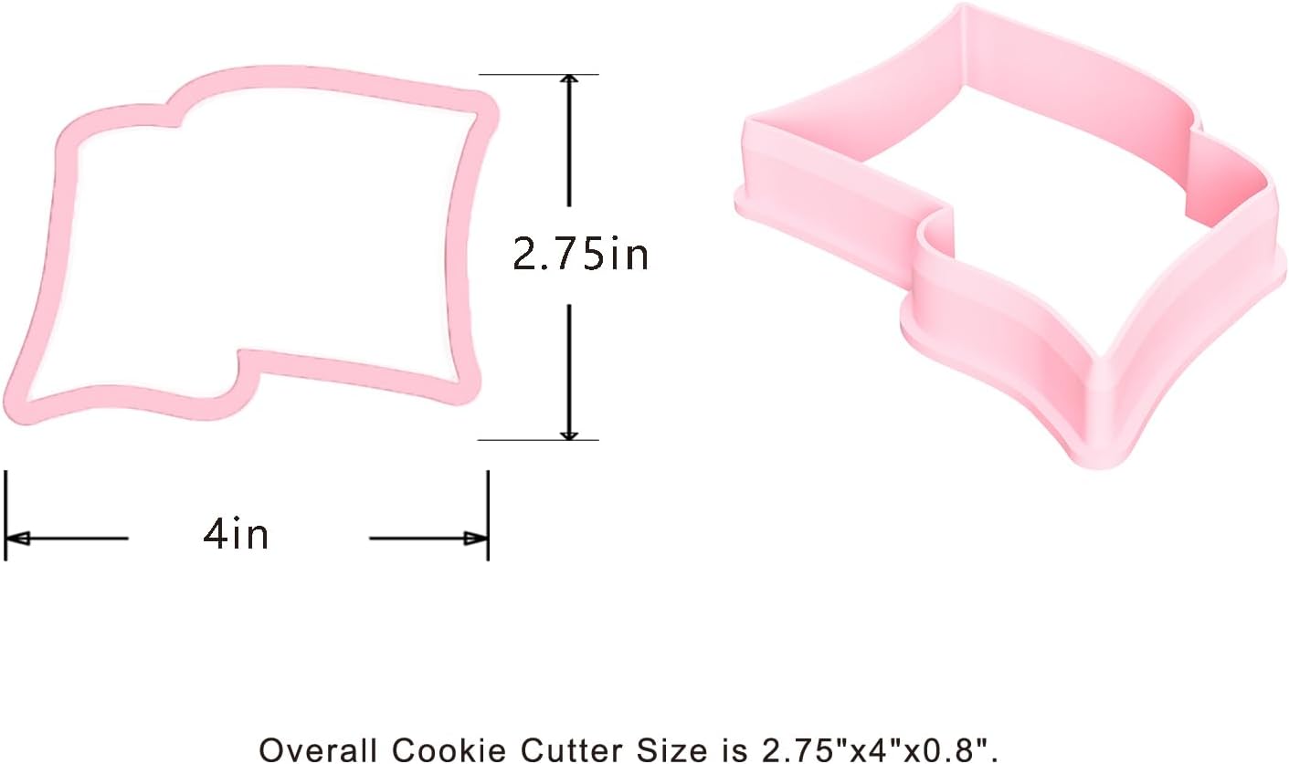 USA Flag Cookie cutter and stencil set Baking stencils and cutters bundle July 4th Independ Independence Day‌ Cookie cutter with stencils Icing stencil and cookie cutter combo(Flag Set)