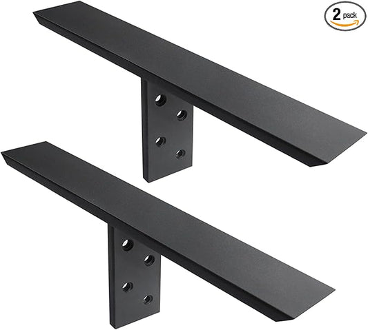 Hidden Countertop Support Bracket 16 Inch 2 Pack Heavy Duty Granite Support Bracket for Kitchen Island Bar Top Countertop