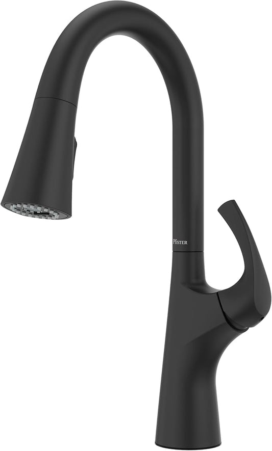 Pfister Talega Pull-Down Kitchen Faucet in Matte Black