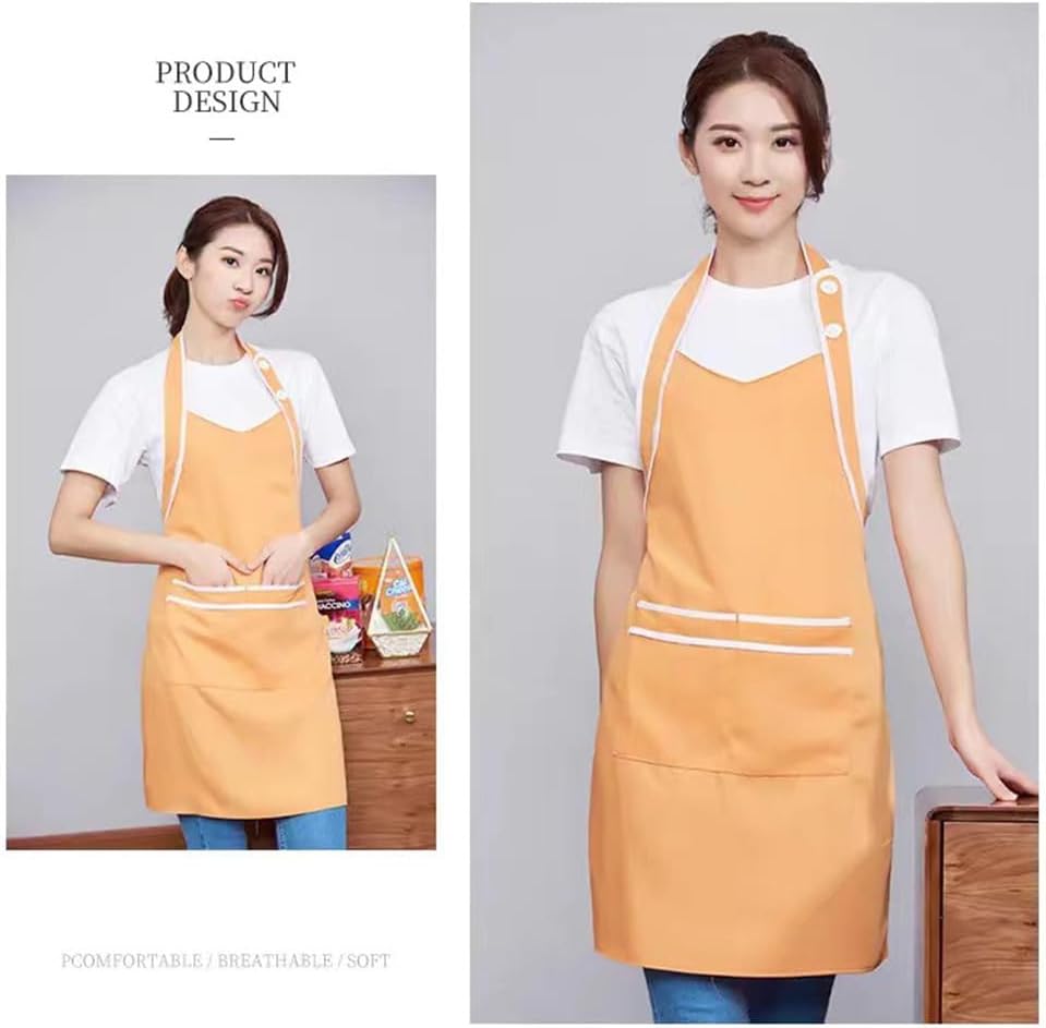 Personalized Custom Aprons Custom Adjustable Kitchen Cooking Aprons Hair Stylist Cafe Work Aprons For Men And Women