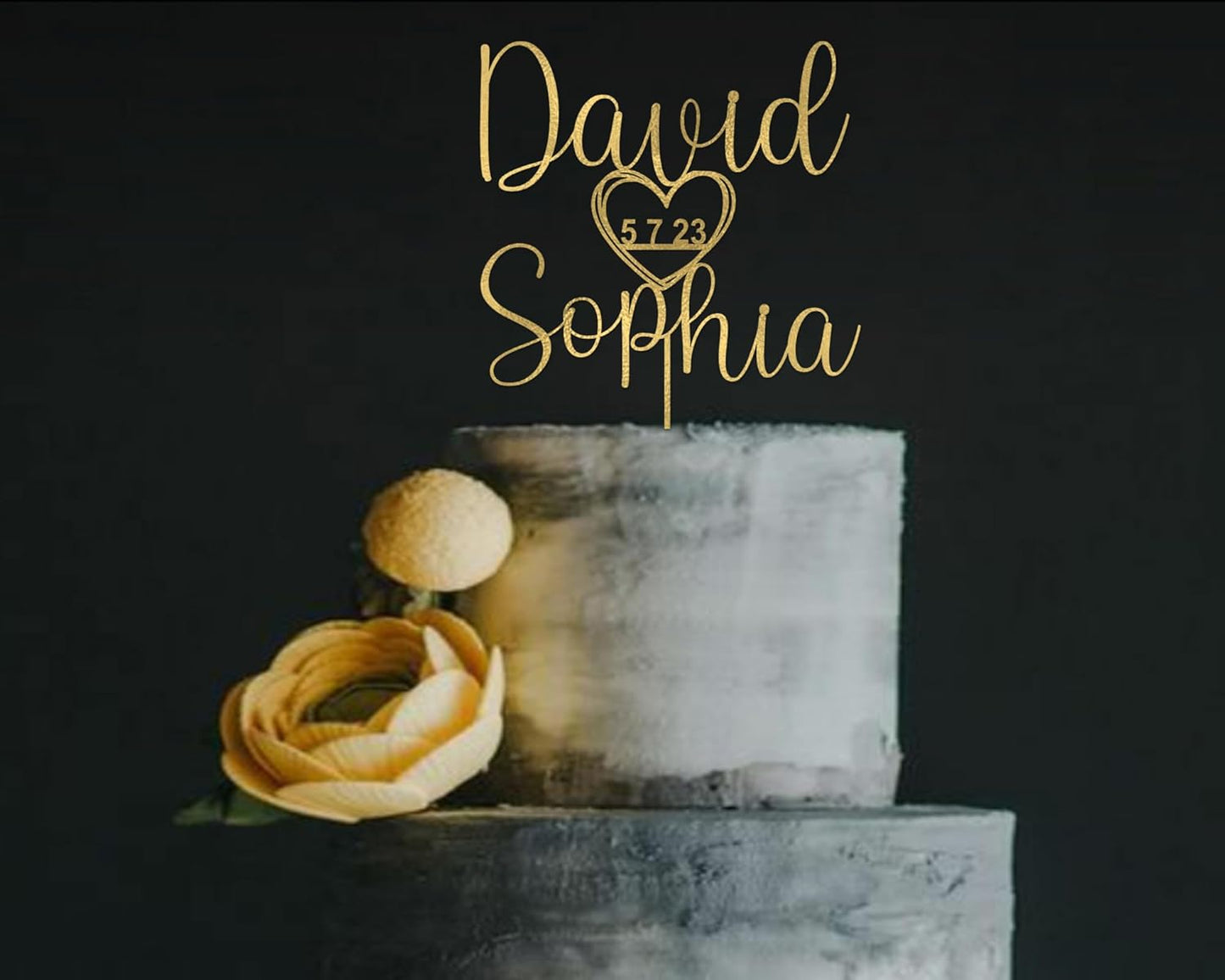 Wedding Cake Toppers, Wedding Cake Toppers Bride and Groom, Custom Cake Topper, Customize Your Own Anniversary Mr and Mrs Cake Topper