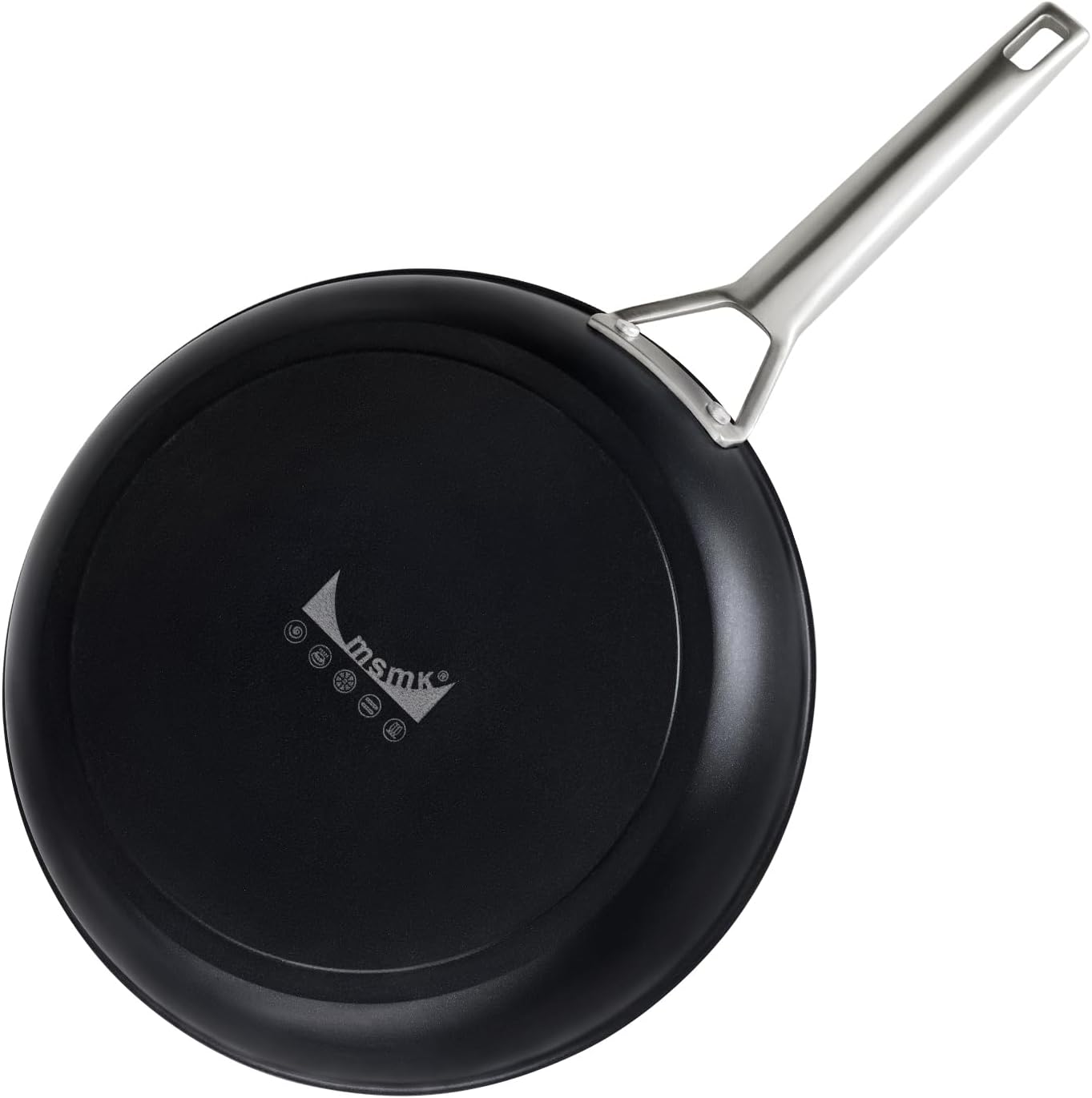 MsMk 7 inch Small Nonstick Frying Pan with Lid, Non stick Egg Omelet Skillet, PFAS & PFOA Free Non-Toxic, Induction Skillet, Oven Safe to 700°F Pan for Cooking, Dishwasher Safe