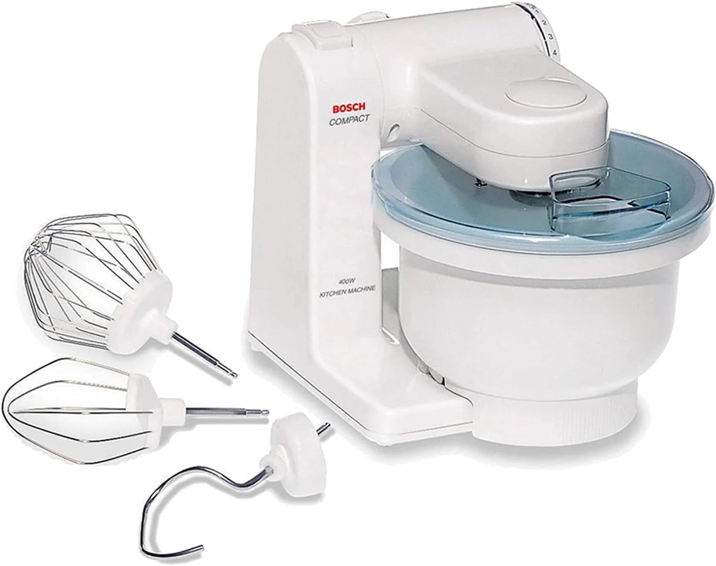 Bosch MUM4405 Compact Tilt-Head Stand Mixer with Pouring Shield, 400 watt, 4 Quart