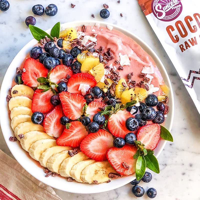 Suncore Foods Organic Cacao Nibs, Gluten-Free, Non-GMO, 8oz (1 Pack)