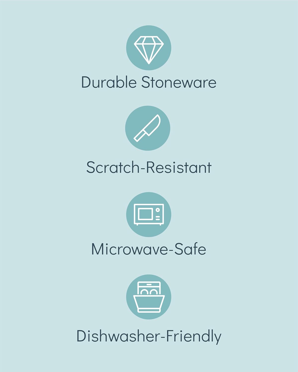 Stoneware Dinnerware Set for 4 People HYGGE 12-Piece - Elegant Scandi Design - Premium Dish Set - Bowl and Plate Set - Tableware for 4 People in a Ribbed Design - Pure Living in Beige