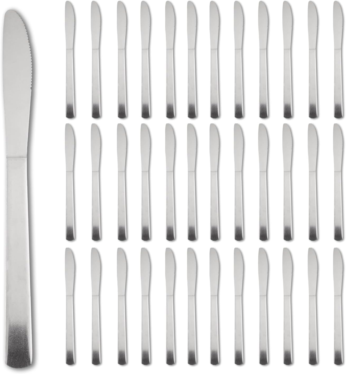 36 PCS Dinner Knifes Set - Windsor Stainless Steel Table Knives 8.7 Inch with Dishwasher Safe Butter Knives,Metal Butter Knofe,Dinner Knife Silverware for Home,Kitchen or Restaurant