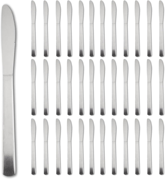 36 PCS Dinner Knifes Set - Windsor Stainless Steel Table Knives 8.7 Inch with Dishwasher Safe Butter Knives,Metal Butter Knofe,Dinner Knife Silverware for Home,Kitchen or Restaurant