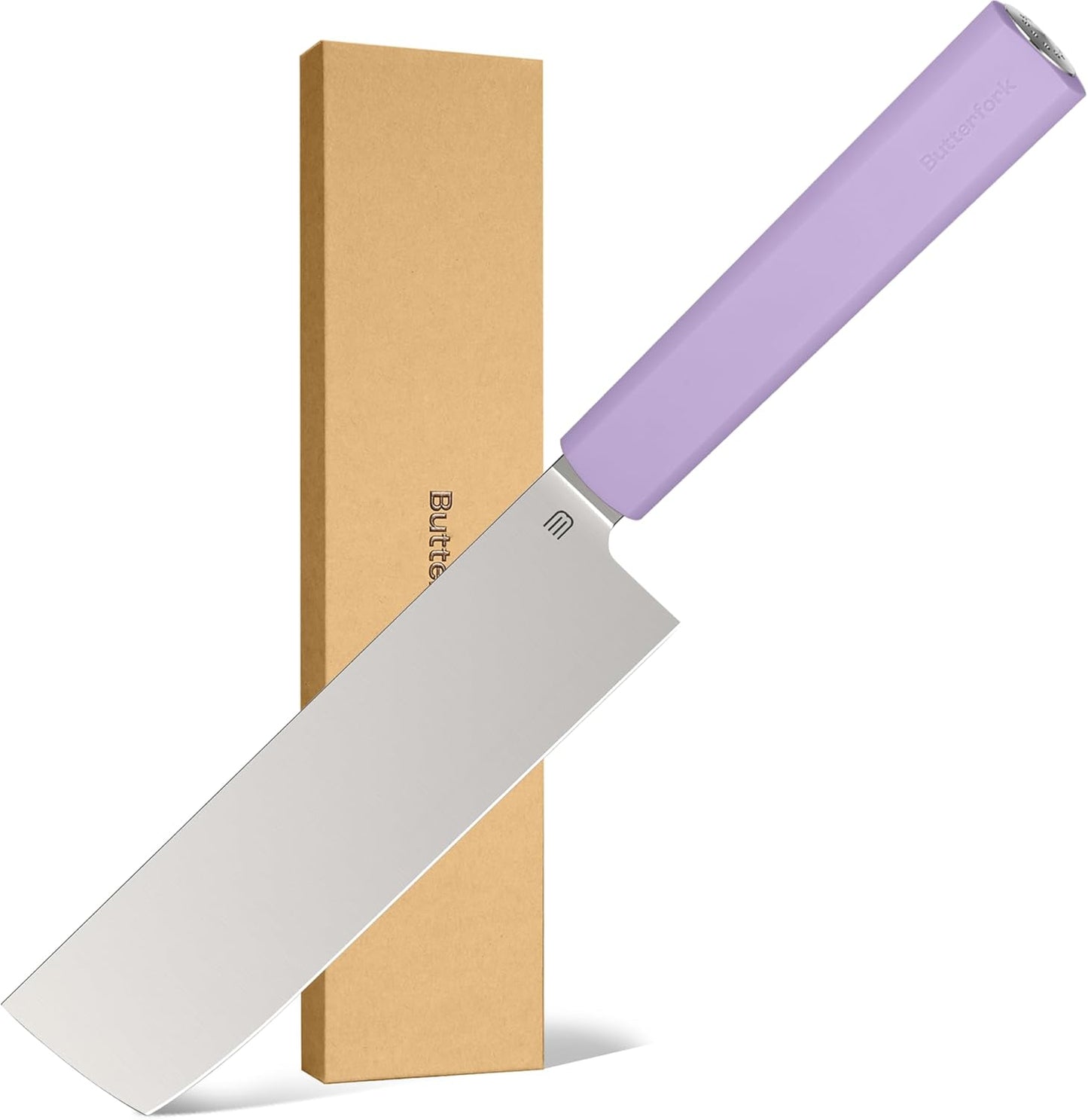 6 Inch Nakiri Knife, Hand Forged AR-RPM9 Steel Blade & Ergonomic Handle, All Purpose Kitchen Cleaver Knife for Meat Vegetable Fruits, Gift for Home Chefs