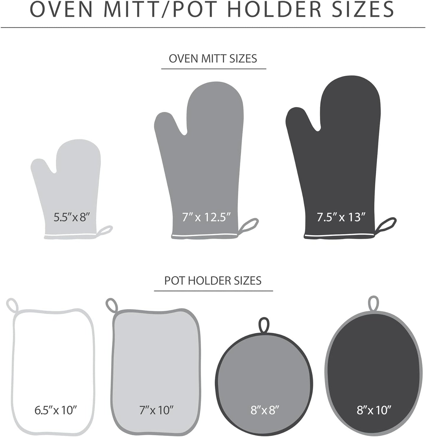 KitchenAid Asteroid Oven Mitt Set, Honey Orange 7"x12.5"