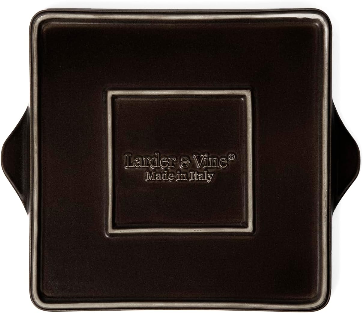 Larder & Vine Indoor/Outdoor Ceramic Stoneware Grill Pan Handmade in Italy