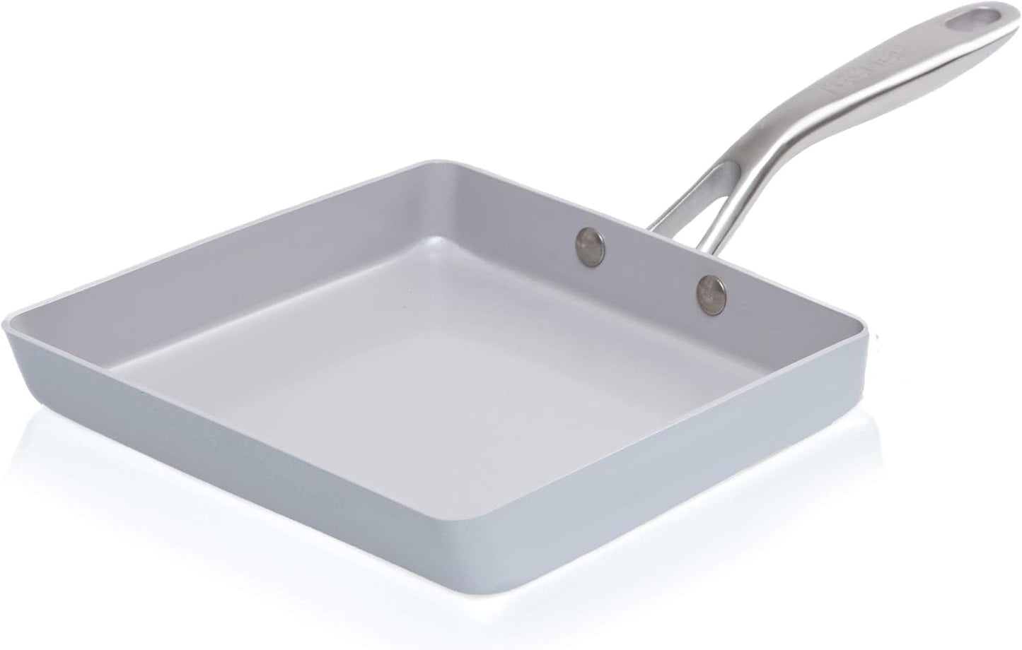 TECHEF - CeraTerra Ceramic Nonstick Tamagoyaki Japanese Omelette Pan/Egg Pan Skillet, (PTFE, PFAS, and PFOA Free), Induction-Ready, Made in Korea