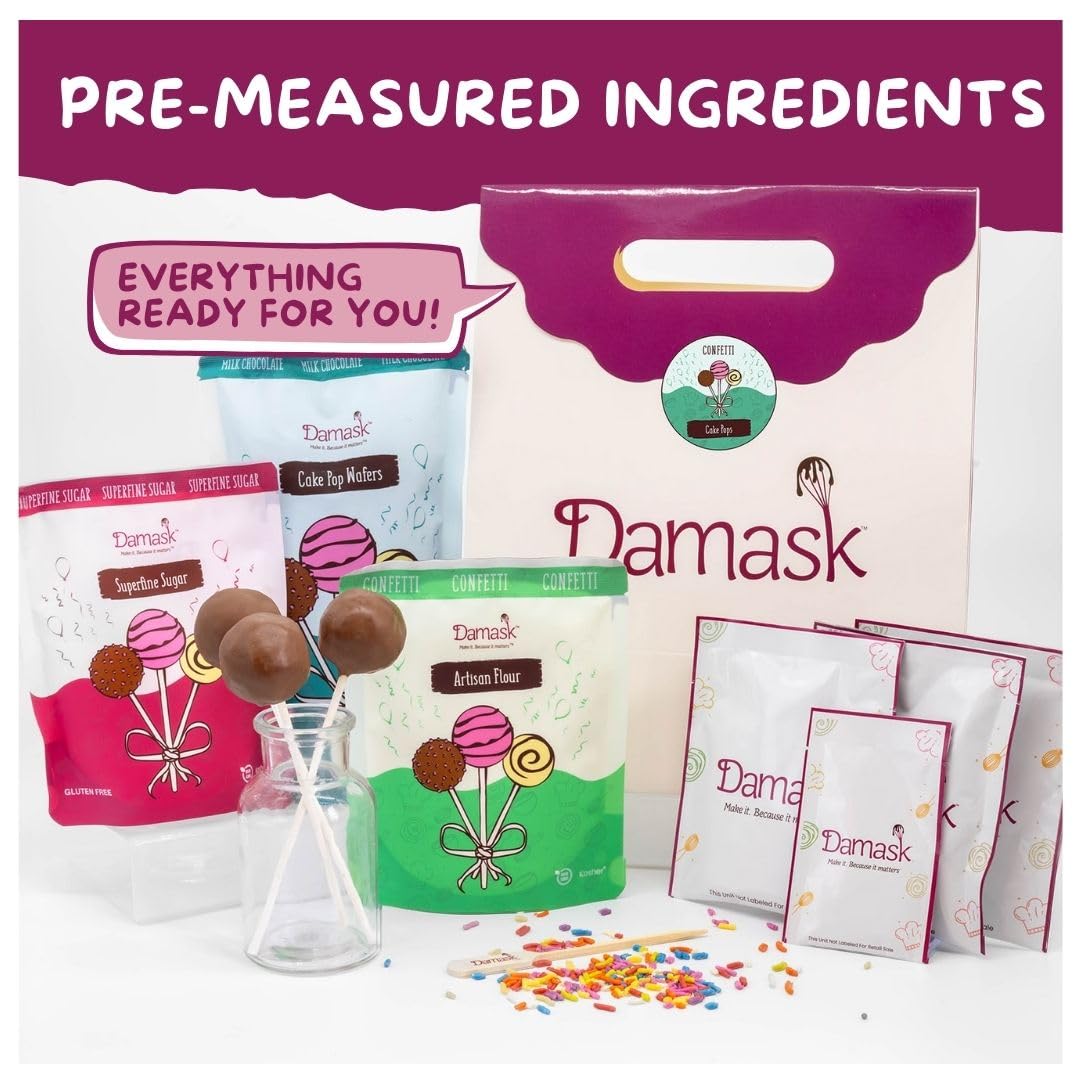 Classic Vanilla Cake Pop Kit - Milk Chocolate Coating