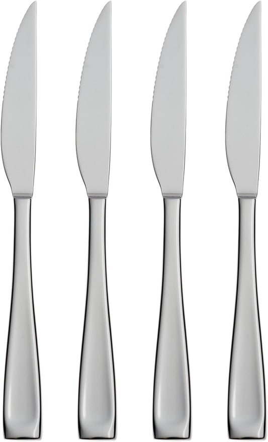 Oneida Moda Fine Flatware Steak Knives, Stainless