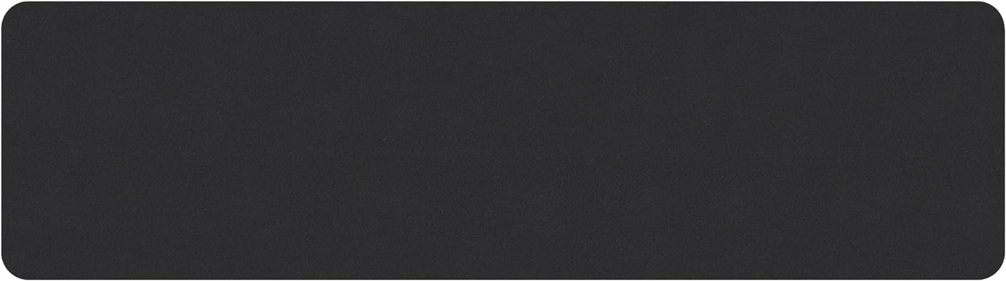 NewLife by GelPro Anti-Fatigue Nonslip 1/2" Thick Hard Floor Utility Mat for Garage, Patio and Kitchen, 20" x 72", Leather Grain Black