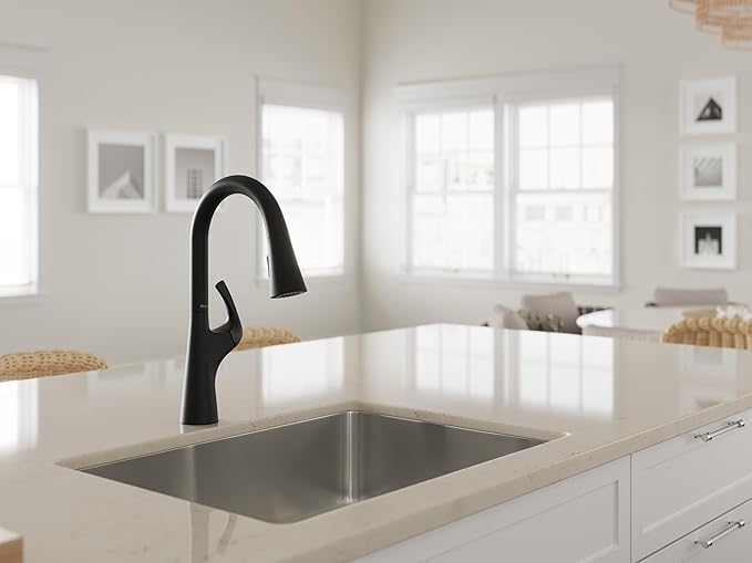 Pfister Talega Pull-Down Kitchen Faucet in Matte Black
